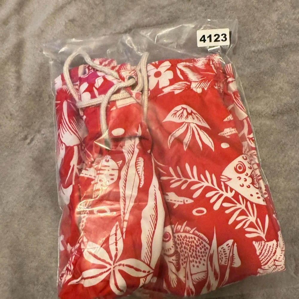 Polo Ralph Lauren mens Hoffman Palm Island Swim Trunks Size L -Limited Edition